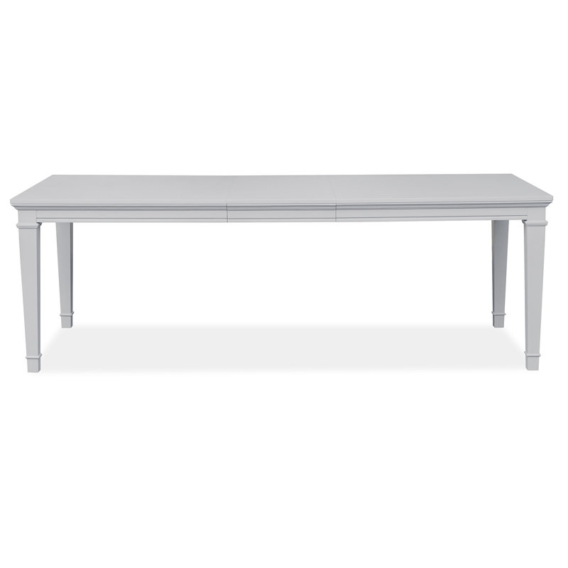Table de salle à manger extensible Monti, Gris