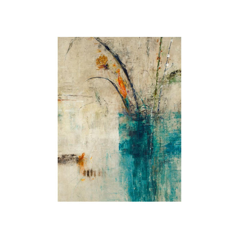 Aqua II Print, Knife Gel, 53" H x 40" W