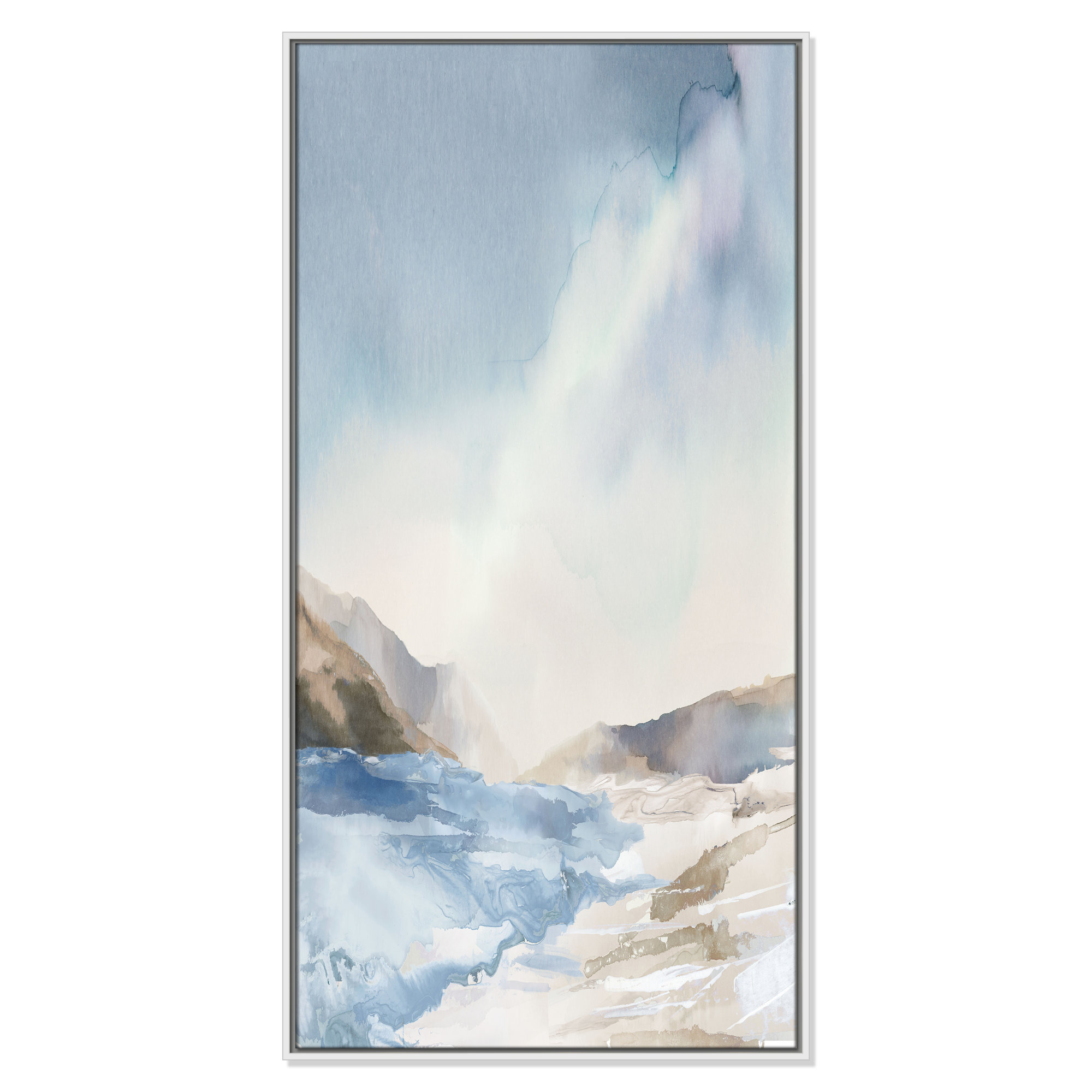 Mystic Shores Print by Mystic Shores, 49.5" H x 25.5" W, White