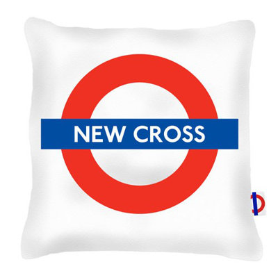 New Cross Tube Station London Transport Cushion