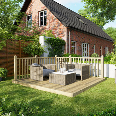 298 L x 298 W Interlocking Deck