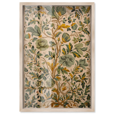 «Morris Garden», reproduction d'art avec boîte-cadre par Art Remedy