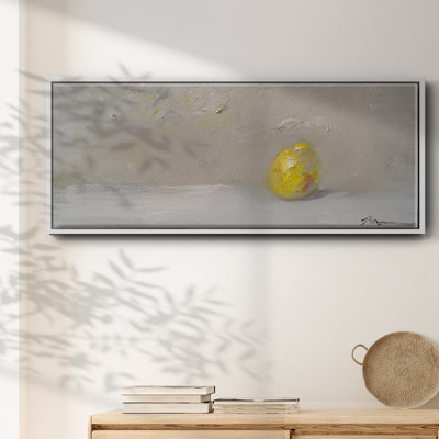 Lime citron - toile encadrée