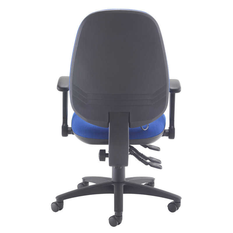 Chenault Office Chair, Royal Blue, Flip-up