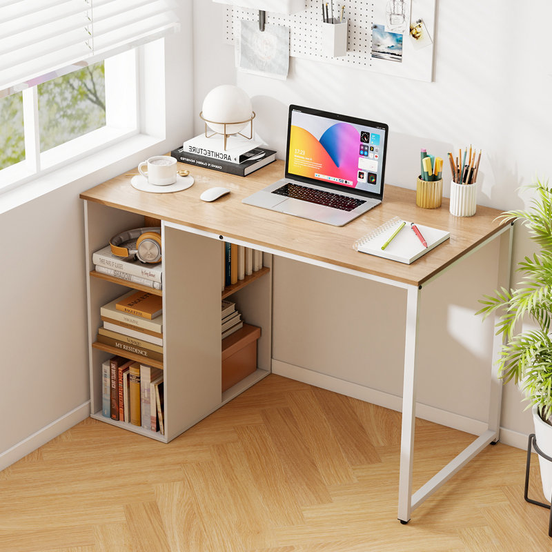 Iron Computer Desk, Yellow