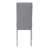 19.05 " H Linen Upholstered Parsons Chair
