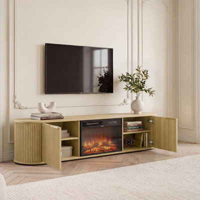 Meuble télé 70 po avec tablettes réglables