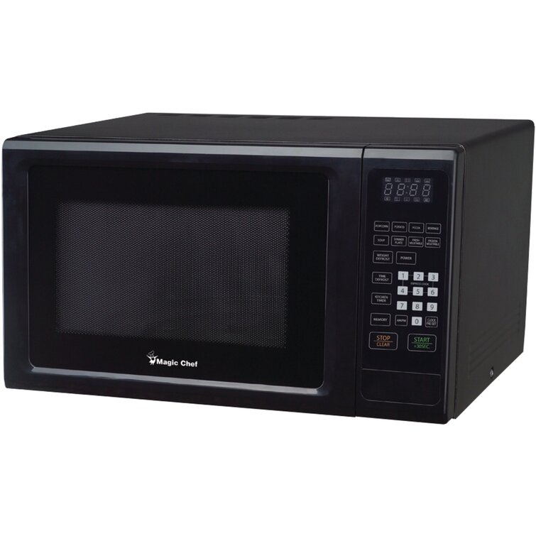 BLACK+DECKER Digital Microwave Oven with Turntable Push-Button Door, C