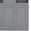Lit escamotable mural avec armoire supérieure, tablettes, lit pliable peu encombrant avec éclairage et port USB-1328363865