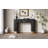 Mirod Modern Console Table With Vertical Ribbed Design