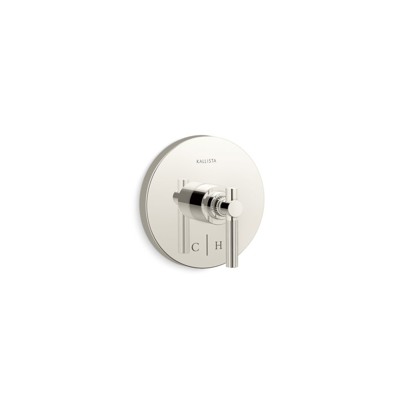 Central Park West™ Thermostatic Trim, Lever Handle, Polished Nickel