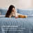 Bedsure Twin XL Comforter Set - Extra Long 5 Pieces Grayish Blue Twin XL Bedding Set for All Seasons, Boho Contrasting Design Bed in a Bag with Comforter, Sheets, Pillowcase & Sham-110364983-114314602