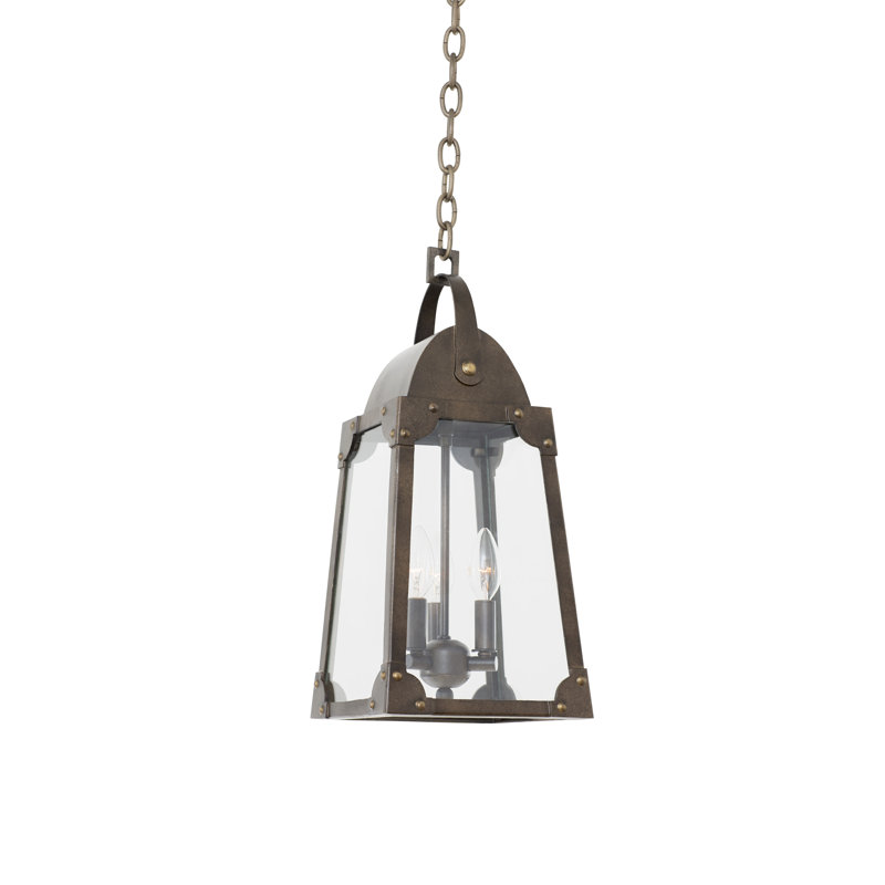 Arlington 3 LT Aged Bronze Pendant Kalco