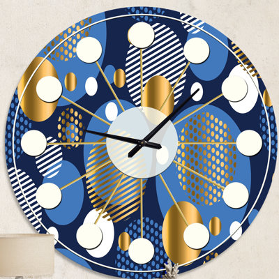 Horloge murale circulaire rétro rétro