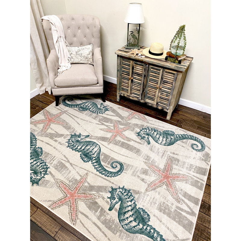 Aziz Abstract Indoor Rug, Rectangle 8' x 11'