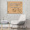«Artsy Quote» par Katharine Hepburn, toile tendue avec châssis