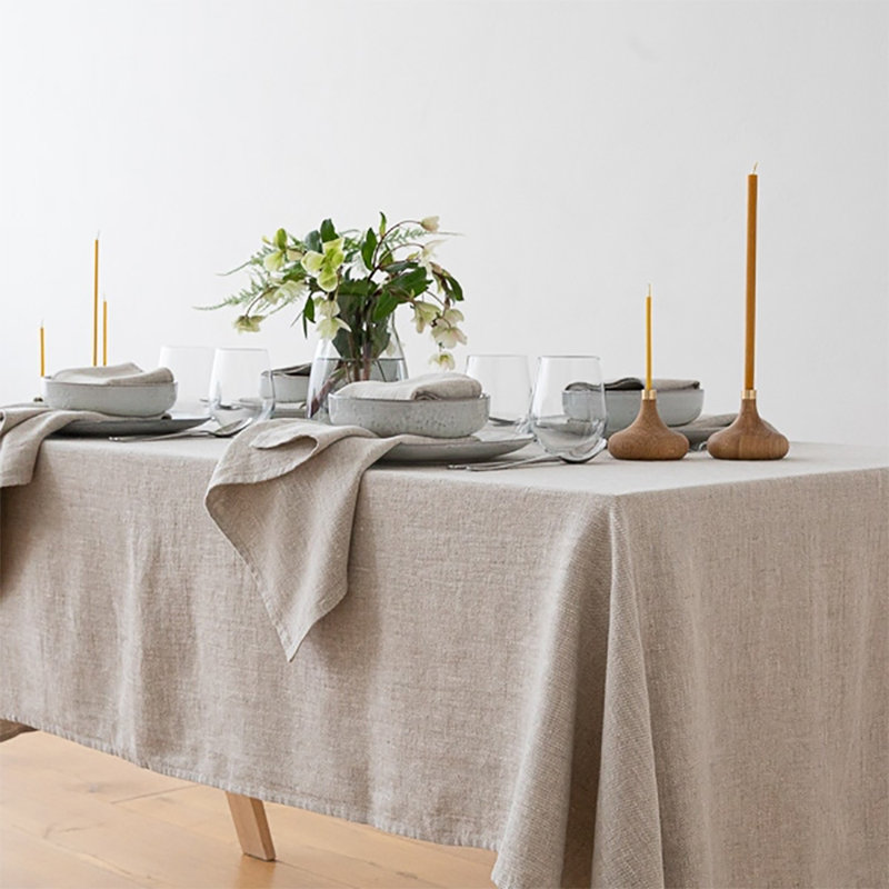 Kasani Dining Linens, Natural, 40" W x 56" L