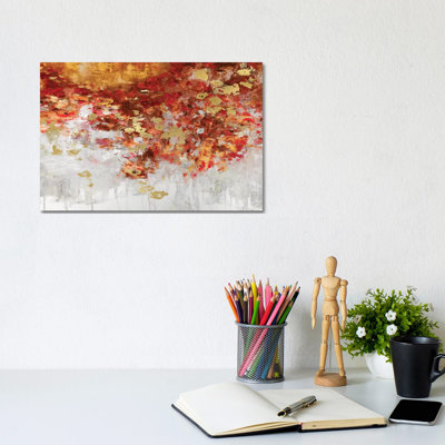 Charmed With Reds by Nikki Robbins - Wrapped Canvas Painting