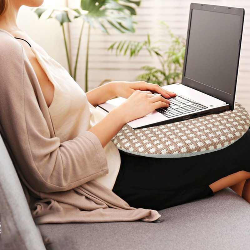 Seat Cushions For Home Use Tufted Corduroy Floor Cushions For Living Room Tatami 14 Inch, Coffee