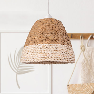 Porum 1 - Light White/Beige Dome Pendant