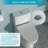 Ceramic One Piece Toilet,Dual Flush With Soft Clsoing Seat