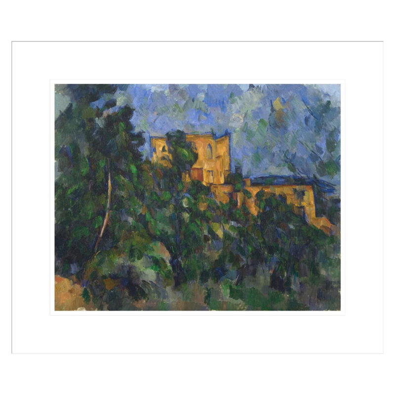 Château noir par Paul Cézanne, H 17,75 po x l 20,88 po