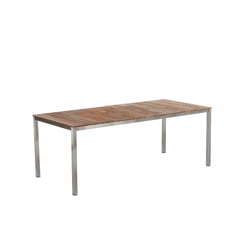 Rectangular Metal Outdoor Dining Table , 200cm cm W 90cm cm D