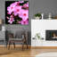 «Pink Flowers 1» par Photoinc Studio, art mural en verre acrylique-101671764