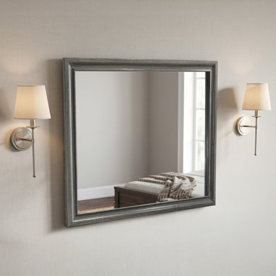 Smartt Wood Flat Wall Mirror