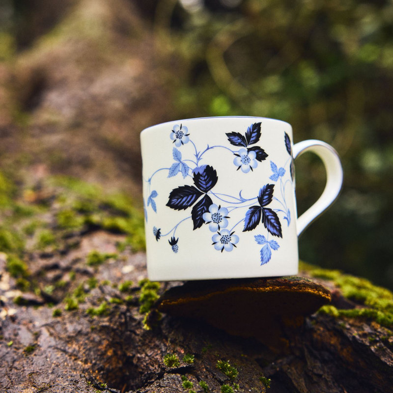 Wedgwood Wild Strawberry Inky Blue Mug 11floz