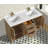 Anelie 55'' Double Bathroom Vanity with Quartz Top-95144139