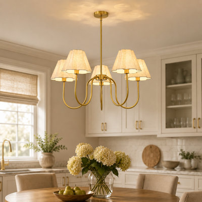 5 - Light Dimmable Traditional Chandelier