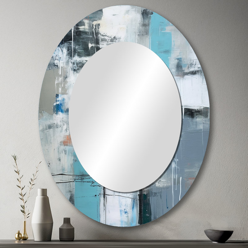 Miroir mural Serene Subtility In Abstract, 43 po x 33 po