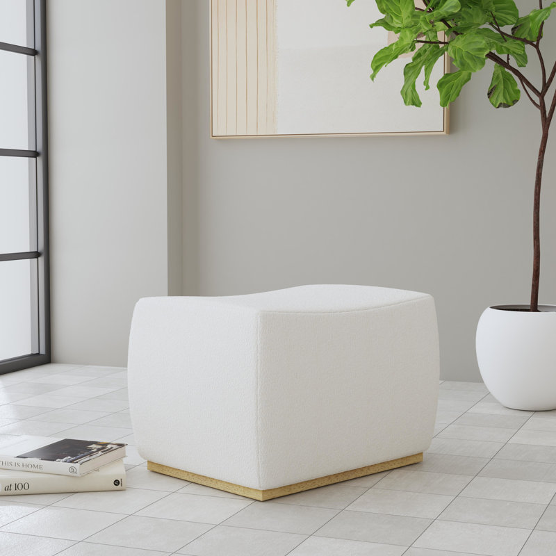 Valencia Boucle Rectangle Ottoman