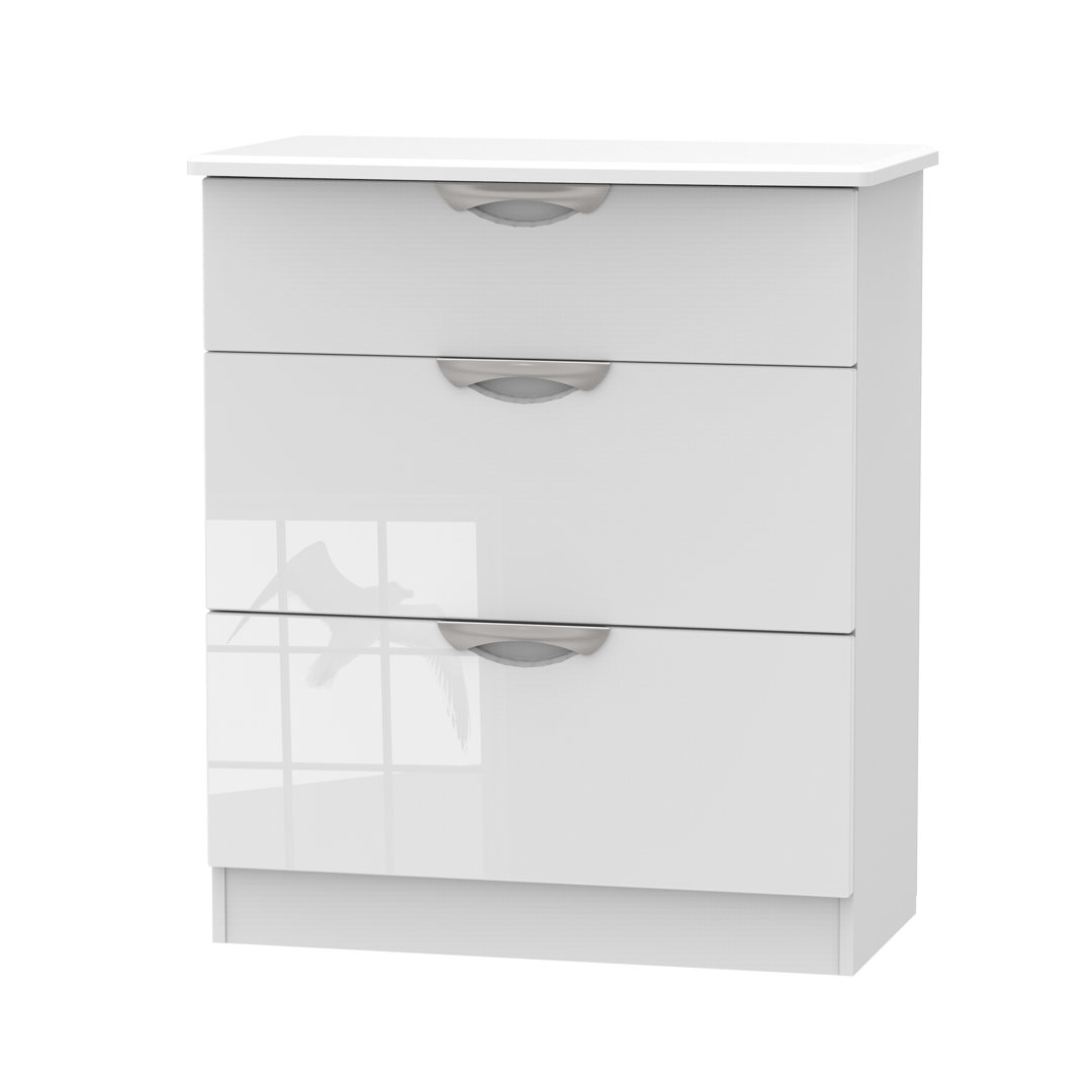 Fully Assembled Ratley 3 Drawer 76.5Cm W Chest of Drawers