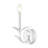Parra 12.25 inch Textured White 1 Light Wall Sconce-123223182