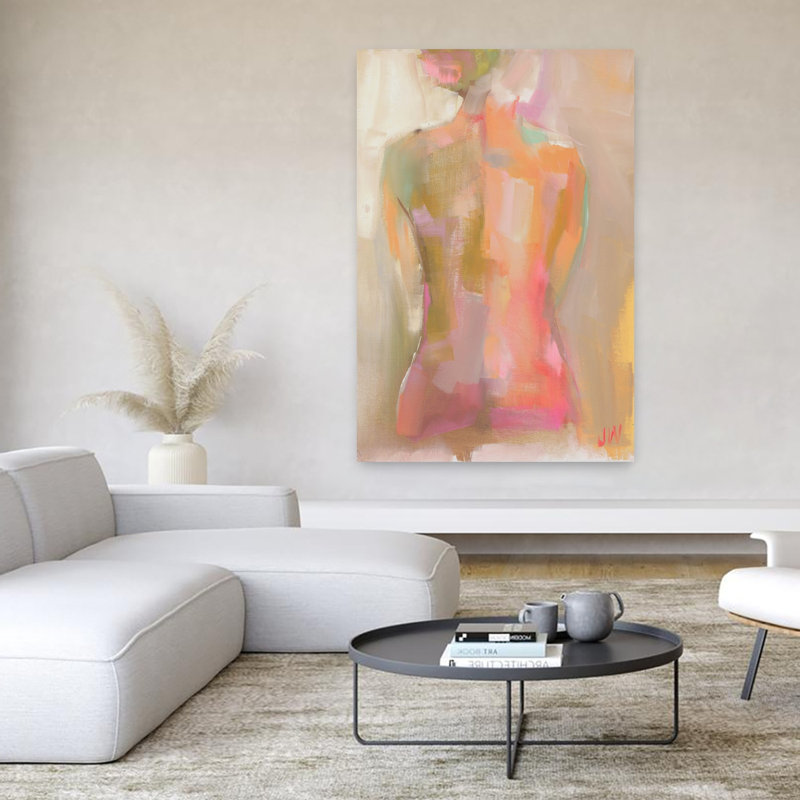 Art contemporain abstrait contemporain, H 60 po x l 40 po