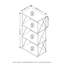 Besi 59.99cm W Metal Shelving Unit-113644980