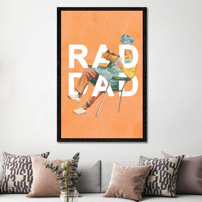 Rad Dad by Heather Landis - Print on Canvas