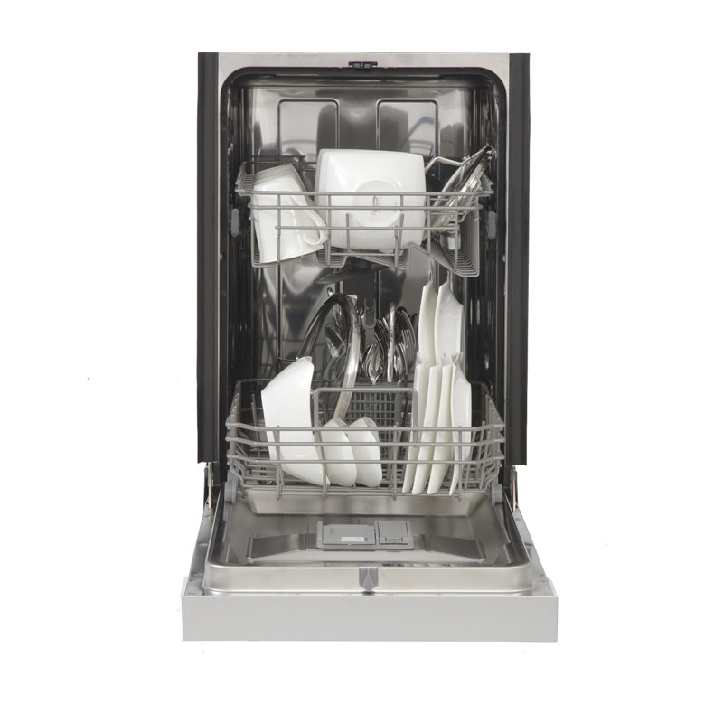 KUCHT Professional 18 in. Front Control Dishwasher in Stainless Steel with Stainless Steel Tub and Multiple Filter System