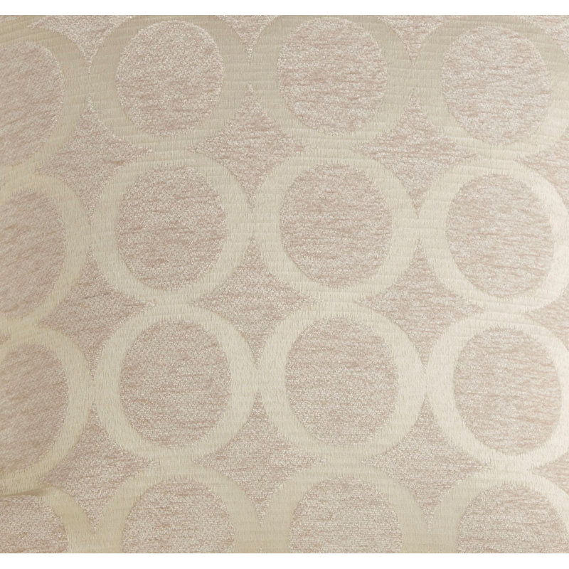 Broward Oh Geometric Cushion with Filling, Cream, 45cm H x 45cm W x 15cm D