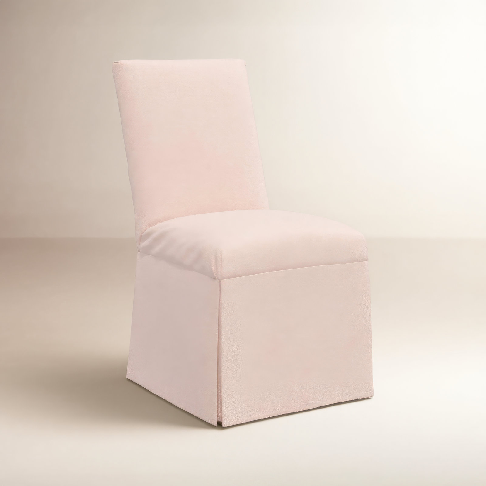 Silvia Dining Chair, Classic Blush Performance Velvet