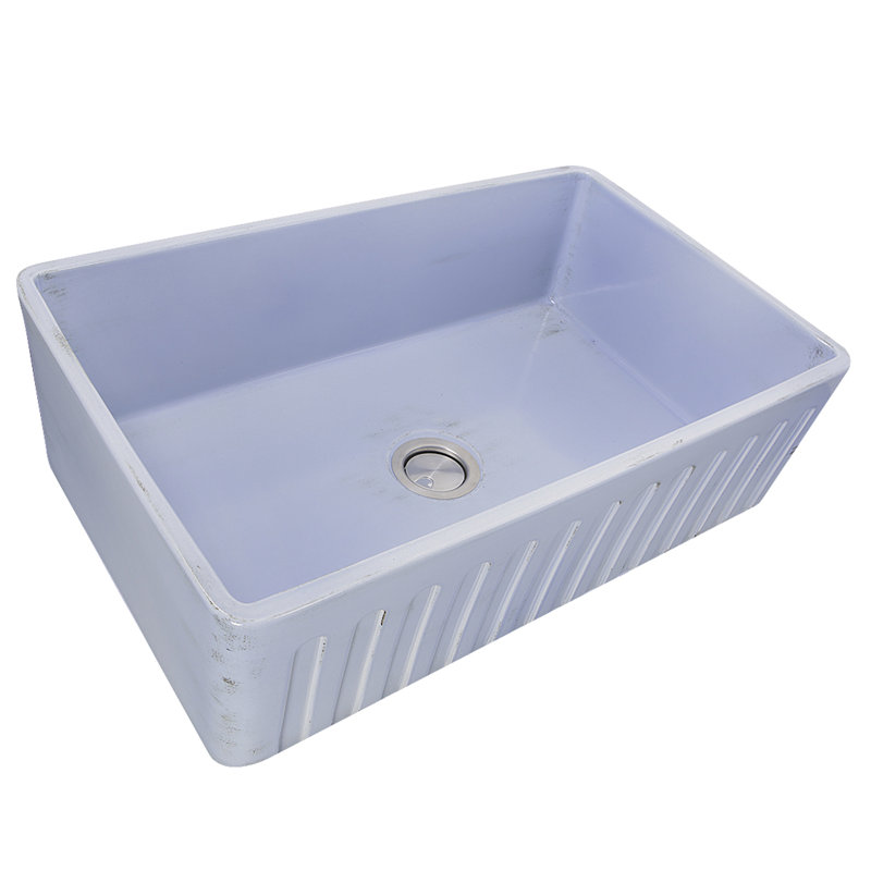 Vineyard 33'' L Single Basin Kitchen Sink, Shabby Sugar