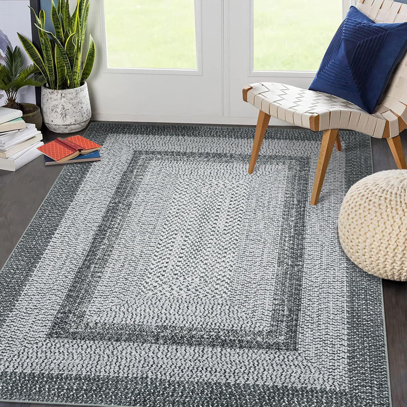 Tapis lavables pour tapis d'intérieur de salon, Rectangle 6 pi x 9 pi