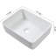 Lavabo de salle de bain vasque rectangulaire avec robinet