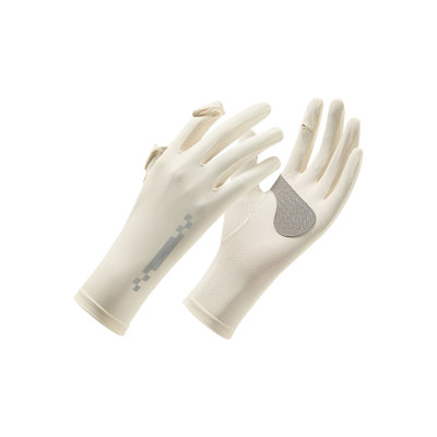 Ice silk glov Ice Silk Sunscreen Gloves For Summer Breathable Thin Against Direct Sunlight Outdoor Driving Against Slipping Touch Screen