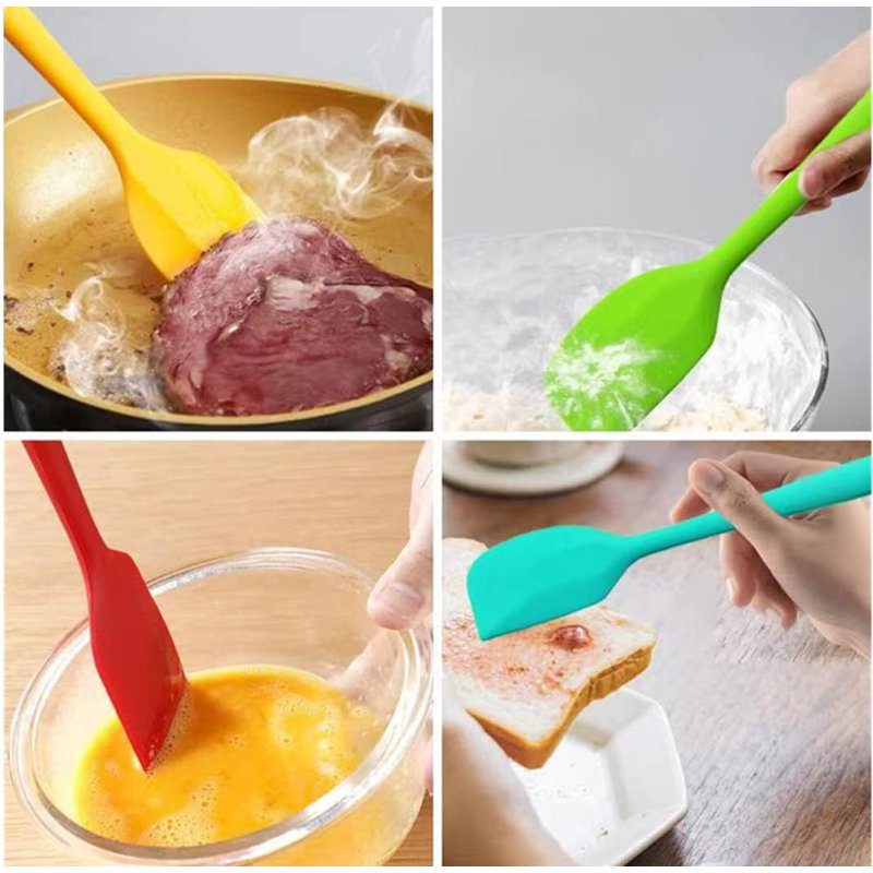 8-piece Heat-resistant Silicone Spatula Set