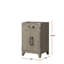 Meuble-lavabo simple l 20 po x P 18 po, comptoir en acrylique et miroir 18 po-115685731-115685721