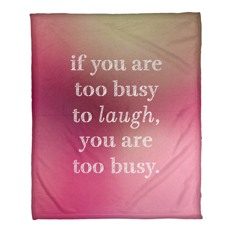 Sewn Throw Blanket, 30" W x 40" L, Pink Glow, Medium
