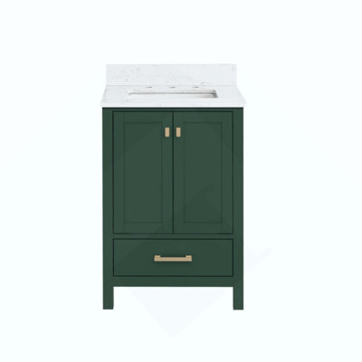 Meuble-lavabo de salle de bain, meuble-lavabo avec cadre en bois massif, comptoir de meuble-lavabo autoportant avec lavabo